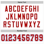 Custom White Red-Light Blue Mesh Authentic Football Jersey Custom White Red-Light Blue Mesh Authentic Football Jersey