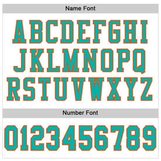 Custom White Aqua-Orange Mesh Authentic Football Jersey Custom White Aqua-Orange Mesh Authentic Football Jersey