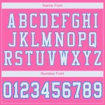 Custom Pink White-Powder Blue Mesh Authentic Football Jersey Custom Pink White-Powder Blue Mesh Authentic Football Jersey