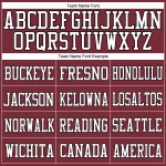 Custom Burgundy White-Black Mesh Authentic Football Jersey Custom Burgundy White-Black Mesh Authentic Football Jersey